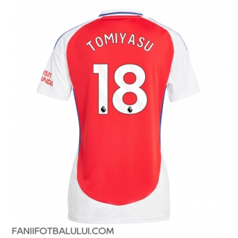 Arsenal Takehiro Tomiyasu #18 Tricou Fotbal Replică 2024-25 Femei Acasa